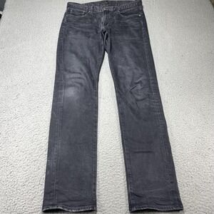 S.M.N Denim The Hunter Jeans‎ Mens 32x34 Gray Dark Wash Slim Straight Denim